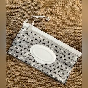 FREE!!!! Stylish Black and White Patterned Pouch
